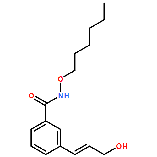 Benzamide, N-(hexyloxy)-3-[(1E)-3-hydroxy-1-propen-1-yl]- 