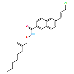 2-Naphthalenecarboxamide, 6-[(1E)-3-chloro-1-propen-1-yl]-N-[(2-methyleneoctyl)oxy]- 