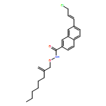 2-Naphthalenecarboxamide, 7-[(1E)-3-chloro-1-propen-1-yl]-N-[(2-methyleneoctyl)oxy]- 