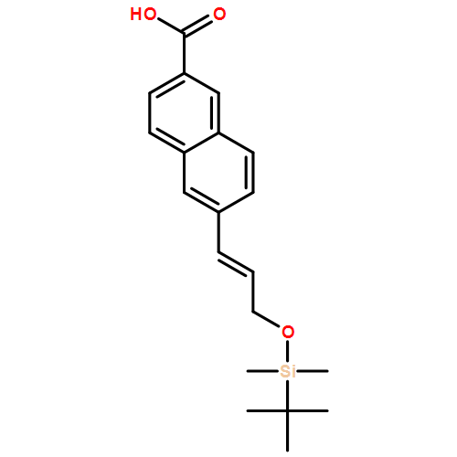 2-Naphthalenecarboxylic acid, 6-[(1E)-3-[[(1,1-dimethylethyl)dimethylsilyl]oxy]-1-propen-1-yl]- 