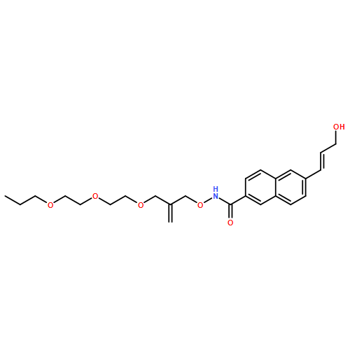 2-Naphthalenecarboxamide, 6-[(1E)-3-hydroxy-1-propen-1-yl]-N-[[2-[[2-(2-propoxyethoxy)ethoxy]methyl]-2-propen-1-yl]oxy]- 