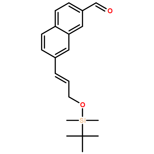 2-Naphthalenecarboxaldehyde, 7-[(1E)-3-[[(1,1-dimethylethyl)dimethylsilyl]oxy]-1-propen-1-yl]- 
