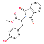 2H-Isoindole-2-acetic acid, 1,3-dihydro-α-[(4-hydroxyphenyl)methyl]-1,3-dioxo-, methyl ester, (αS)- 