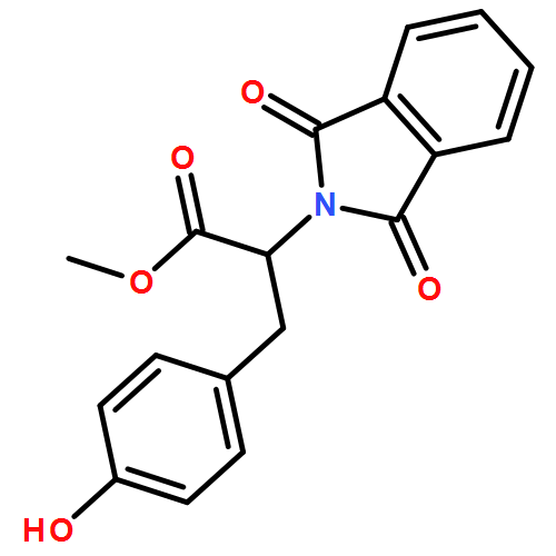2H-Isoindole-2-acetic acid, 1,3-dihydro-α-[(4-hydroxyphenyl)methyl]-1,3-dioxo-, methyl ester, (αS)- 