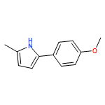 1H-Pyrrole, 2-(4-methoxyphenyl)-5-methyl- 