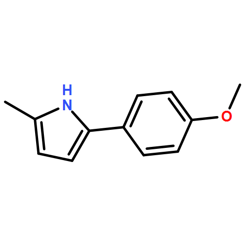 1H-Pyrrole, 2-(4-methoxyphenyl)-5-methyl- 