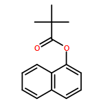 Propanoic acid, 2,2-dimethyl-, 1-naphthalenyl ester 