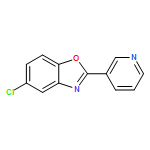 Benzoxazole, 5-chloro-2-(3-pyridinyl)- 