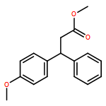 Benzenepropanoic acid, 4-methoxy-β-phenyl-, methyl ester 