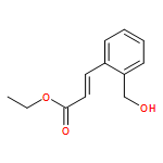 2-Propenoic acid, 3-[2-(hydroxymethyl)phenyl]-, ethyl ester, (E)- (9CI) 