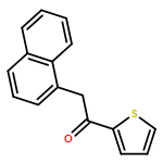 Ethanone, 2-(1-naphthalenyl)-1-(2-thienyl)- 