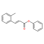 2-Propenoic acid, 3-(2-methylphenyl)-, phenyl ester, (E)- (9CI) 