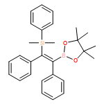 1,3,2-Dioxaborolane, 2-[(1E)-2-(dimethylphenylsilyl)-1,2-diphenylethenyl]-4,4,5,5-tetramethyl- 