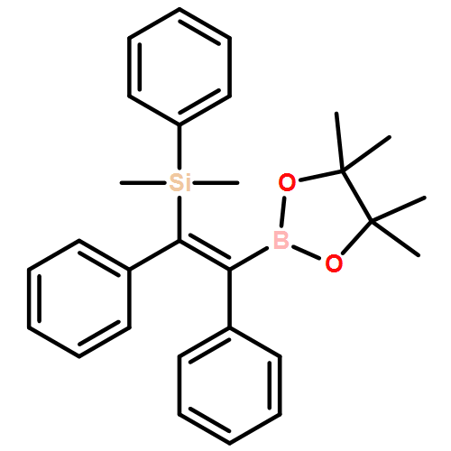 1,3,2-Dioxaborolane, 2-[(1E)-2-(dimethylphenylsilyl)-1,2-diphenylethenyl]-4,4,5,5-tetramethyl- 