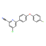 2-Pyridinecarbonitrile, 4-chloro-6-[4-(4-fluorophenoxy)phenyl]- 