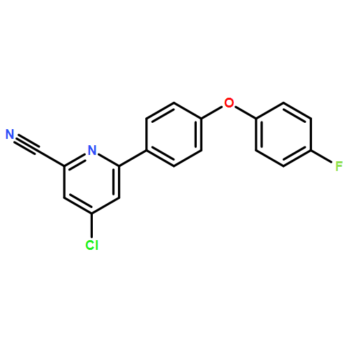 2-Pyridinecarbonitrile, 4-chloro-6-[4-(4-fluorophenoxy)phenyl]- 