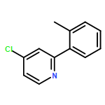 Pyridine, 4-chloro-2-(2-methylphenyl)- 