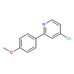 Pyridine, 4-chloro-2-(4-methoxyphenyl)- 