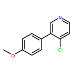 Pyridine, 4-chloro-3-(4-methoxyphenyl)- 