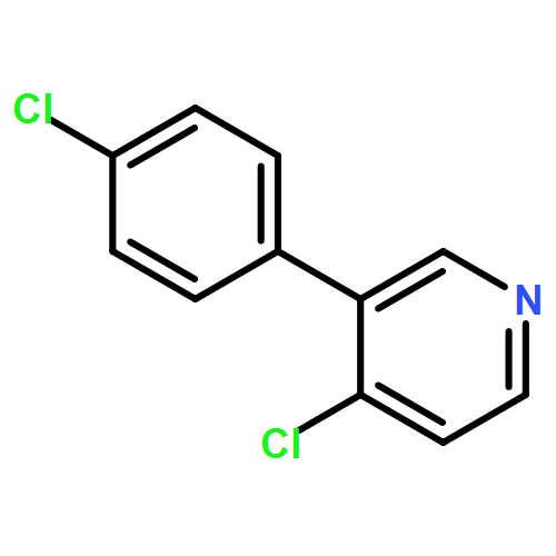 Pyridine, 4-chloro-3-(4-chlorophenyl)- 