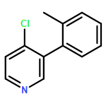Pyridine, 4-chloro-3-(2-methylphenyl)- 