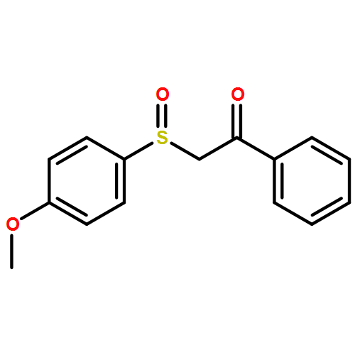 Ethanone, 2-[(4-methoxyphenyl)sulfinyl]-1-phenyl- 