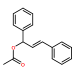 Benzenemethanol, α-(2-phenylethenyl)-, 1-acetate 