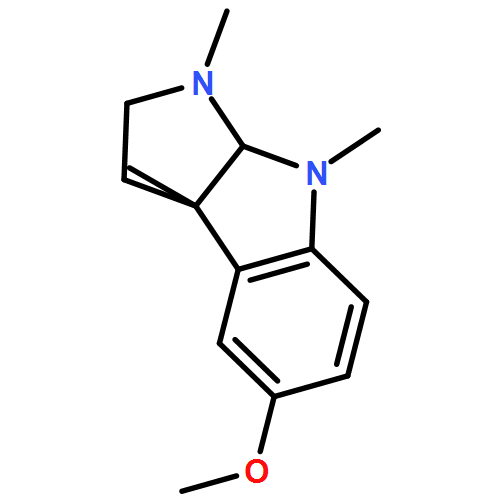 Pyrrolo[2,3-b]indole, 1,2,3,3a,8,8a-hexahydro-5-methoxy-1,3a,8-trimethyl-, (3aR,8aS)-rel- 