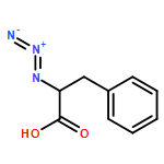 Benzenepropanoic acid, α-azido-, (αS)- 