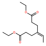 Heptanedioic acid, 4-ethylidene-, 1,7-diethyl ester 