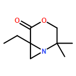 4-Oxa-1-azabicyclo[4.1.0]heptan-5-one, 6-ethyl-2,2-dimethyl- 