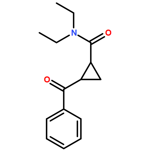 Cyclopropanecarboxamide, 2-benzoyl-N,N-diethyl-, (1R,2R)- 