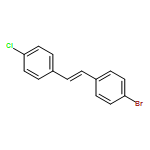 Benzene, 1-bromo-4-[(1E)-2-(4-chlorophenyl)ethenyl]- 