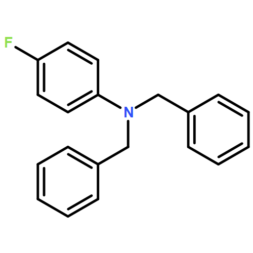 Benzenemethanamine, N-(4-fluorophenyl)-N-(phenylmethyl)- 