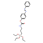 Carbamic acid, N-[3-(triethoxysilyl)propyl]-, 4-(2-phenyldiazenyl)phenyl ester 