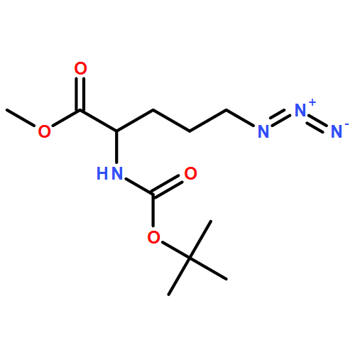 L-Norvaline, 5-azido-N-[(1,1-dimethylethoxy)carbonyl]-, methyl ester 