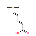 2,4-Pentadienoic acid, 5-(trimethylsilyl)-, (2E,4E)- 
