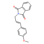 1H-Isoindole-1,3(2H)-dione, 2-[(2E)-3-(4-methoxyphenyl)-2-propen-1-yl]- 