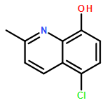 8-Quinolinol, 5-chloro-2-methyl- 