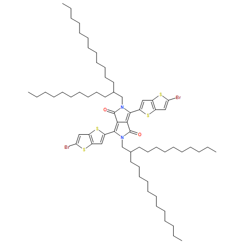 Pyrrolo[3,4-c]pyrrole-1,4-dione, 3,6-bis(5-bromothieno[3,2-b]thien-2-yl)-2,5-bis(2-decyltetradecyl)-2,5-dihydro- 