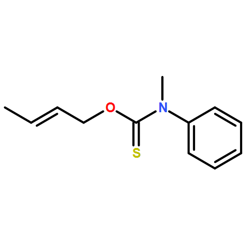 Carbamothioic acid, N-methyl-N-phenyl-, O-(2E)-2-buten-1-yl ester 