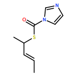 1H-Imidazole-1-carbothioic acid, S-[(2E)-1-methyl-2-buten-1-yl] ester 