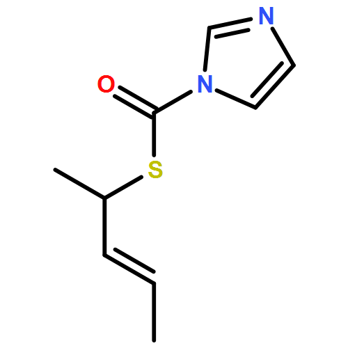 1H-Imidazole-1-carbothioic acid, S-[(2E)-1-methyl-2-buten-1-yl] ester 