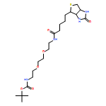 5,8-Dioxa-2,11-diazahexadecanoic acid, 16-[(3aS,4S,6aR)-hexahydro-2-oxo-1H-thieno[3,4-d]imidazol-4-yl]-12-oxo-, 1,1-dimethylethyl ester 