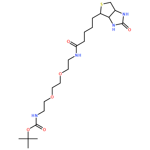 5,8-Dioxa-2,11-diazahexadecanoic acid, 16-[(3aS,4S,6aR)-hexahydro-2-oxo-1H-thieno[3,4-d]imidazol-4-yl]-12-oxo-, 1,1-dimethylethyl ester 