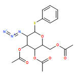 α-D-Glucopyranoside, phenyl 2-azido-2-deoxy-1-thio-, 3,4,6-triacetate 