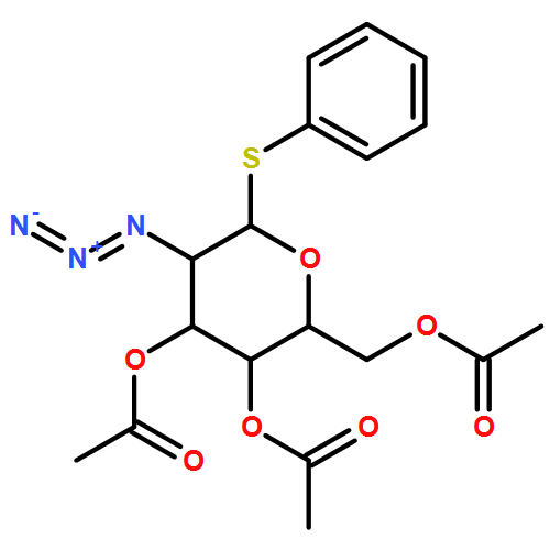 α-D-Glucopyranoside, phenyl 2-azido-2-deoxy-1-thio-, 3,4,6-triacetate 