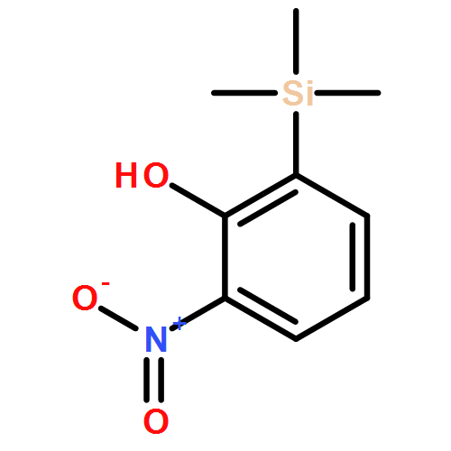 Phenol, 2-nitro-6-(trimethylsilyl)- 
