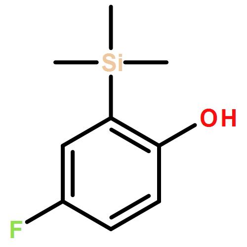 Phenol, 4-fluoro-2-(trimethylsilyl)- 