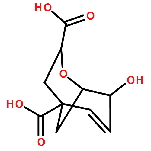 2-Oxabicyclo[3.3.1]non-6-ene-3,5-dicarboxylic acid, 8-hydroxy-, (1R,3S,5S,8R)- 
